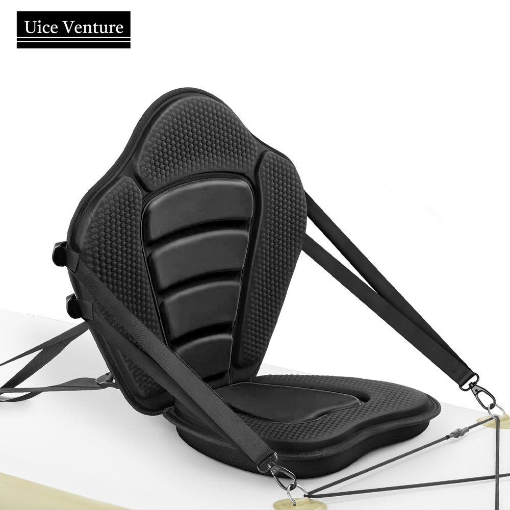 Fishing Kayak Rod Holder - เบาะนั่งเรือคายัค อุปกรณ์เสริมเรือคายัค เบาะนั่งเรือคายัคแบบปรับได้พร้อมเบาะรองนั่ง แพดเดิลบอร์ด เบาะนั่งเรือคายัคแบบมีเบาะ
