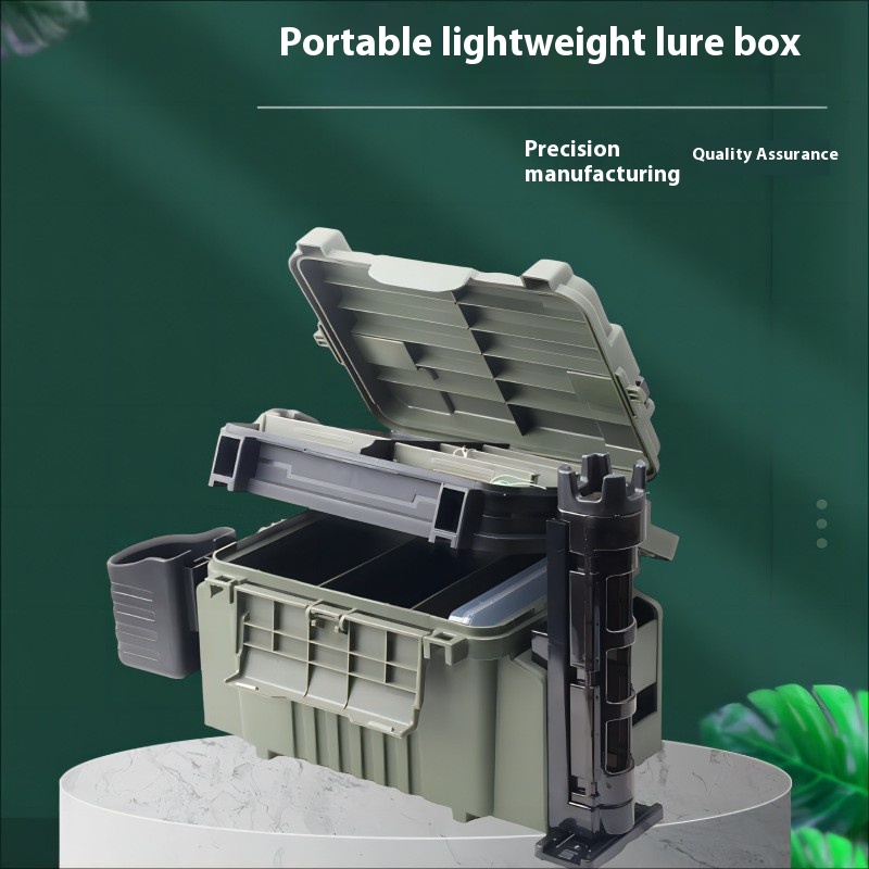 Fishing Kayak Crate - กล่องล่อ กล่องปลา กล่องเก็บเหยื่อล่อ ตกปลาทะเล ตกปลาหิน สามารถนั่งเสริมหนา