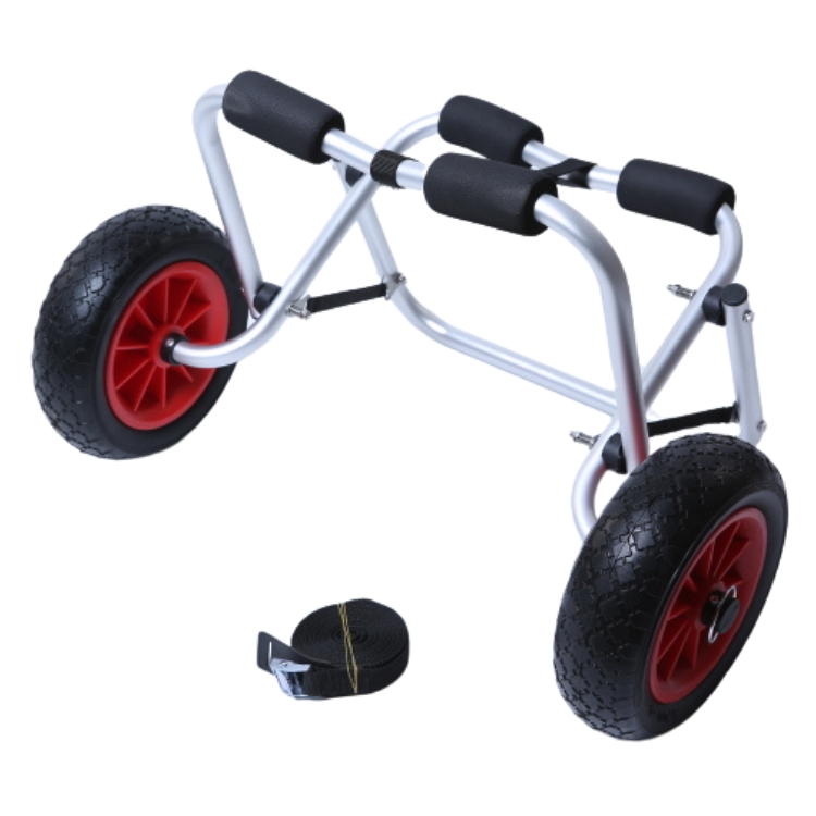 รถเข็นพับได้สำหรับขนย้ายเรือคา - Fishing Kayak Cart บทวิจารณ์และราคา